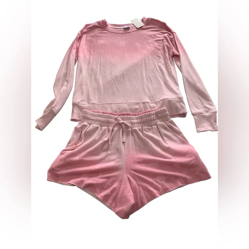 Splendid Pink Women's shorts Lounge Set, new with tags, size XS - Picture 2 of 4
